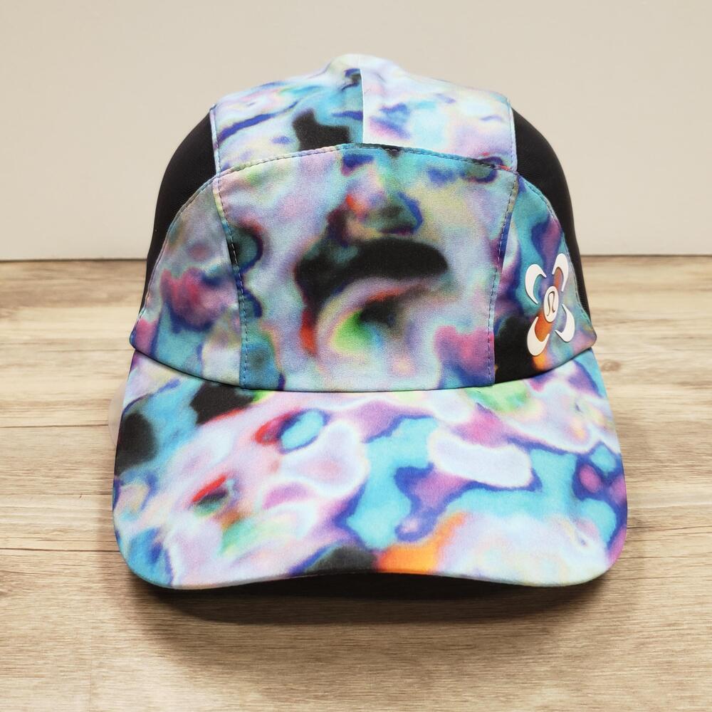 Lululemon Hat Cap Strap Back One Size Multicolor Batik Mesh Baseball Womens